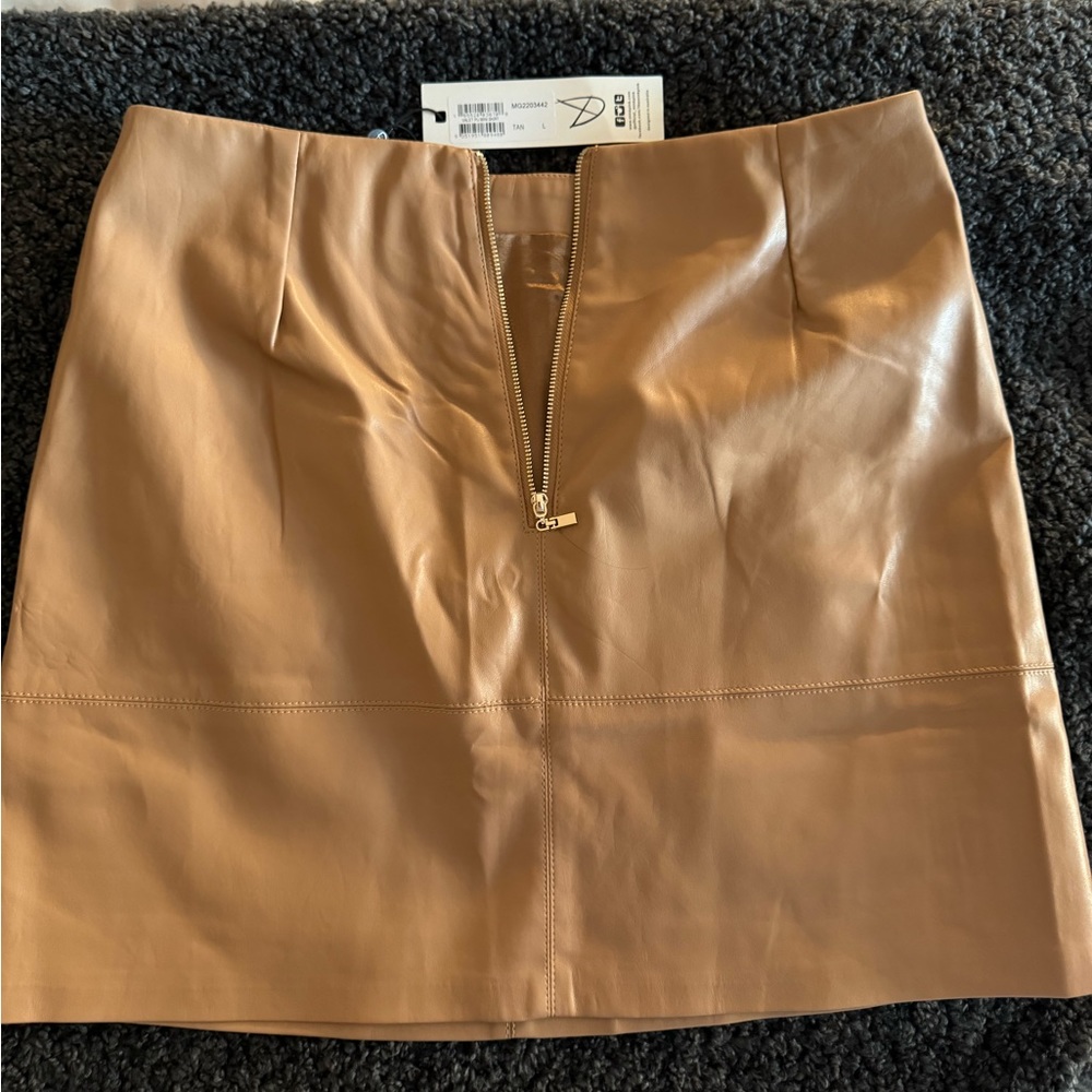 Minkpink leather skirt with tags